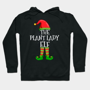 Plant Lady Elf Family Matching Christmas Group Funny Gift Hoodie